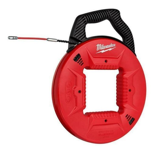 Milwaukee 48-22-4195 100' Polyester Fischband mit flexiblem Metallvorfach mit Etikett - Bild 1 von 1