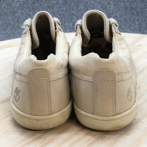 Timberland Shoes Womens 7 Casual Sneakers White Canvas Comfort Round Toe Low Top - Picture 10 of 19