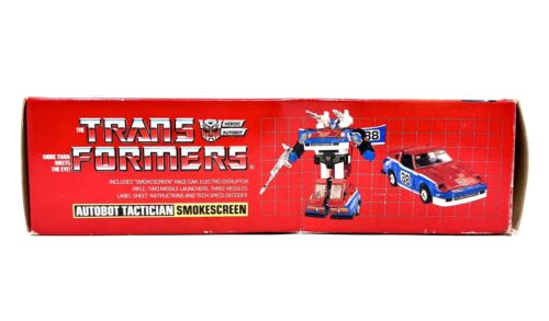UNUSED STICKERS! NEVER PLAYED 1985 Transformers G1 SMOKESCREEN 100% Complete CIB - Picture 15 of 19
