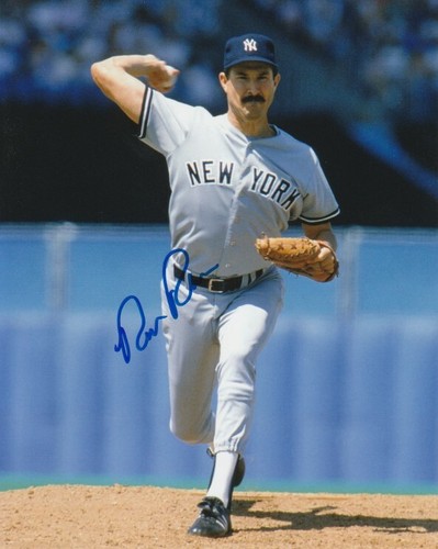 RICK RHODEN SIGNED NEW YORK NY YANKEES PITCHER 8x10 PHOTO! Autograph PROOF - Picture 1 of 2