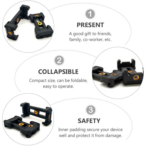 Selfie Stick Mobile Phone Clip Cellphone Tripod Mount Adapter Smartphone Holder - 第 5/12 張圖片