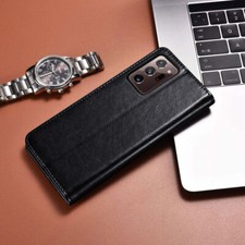 For Samsung Galaxy Cell Phone Pouch Card Wallet Flip Leather Stand Case Cover
