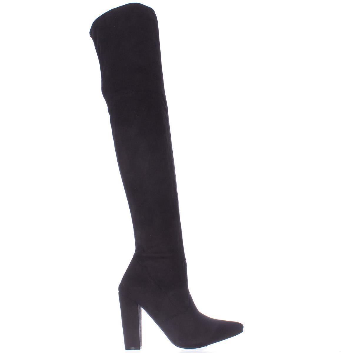 Steve Madden Schaukeln Spitze Spitze Schaukeln Zeh Overknee Elegante Stiefel, Schwarz d3d8b3 Steve Madden Schaukeln Spitze Spitze Schaukeln Zeh Overknee Elegante Stiefel, Schwarz d3d8b3