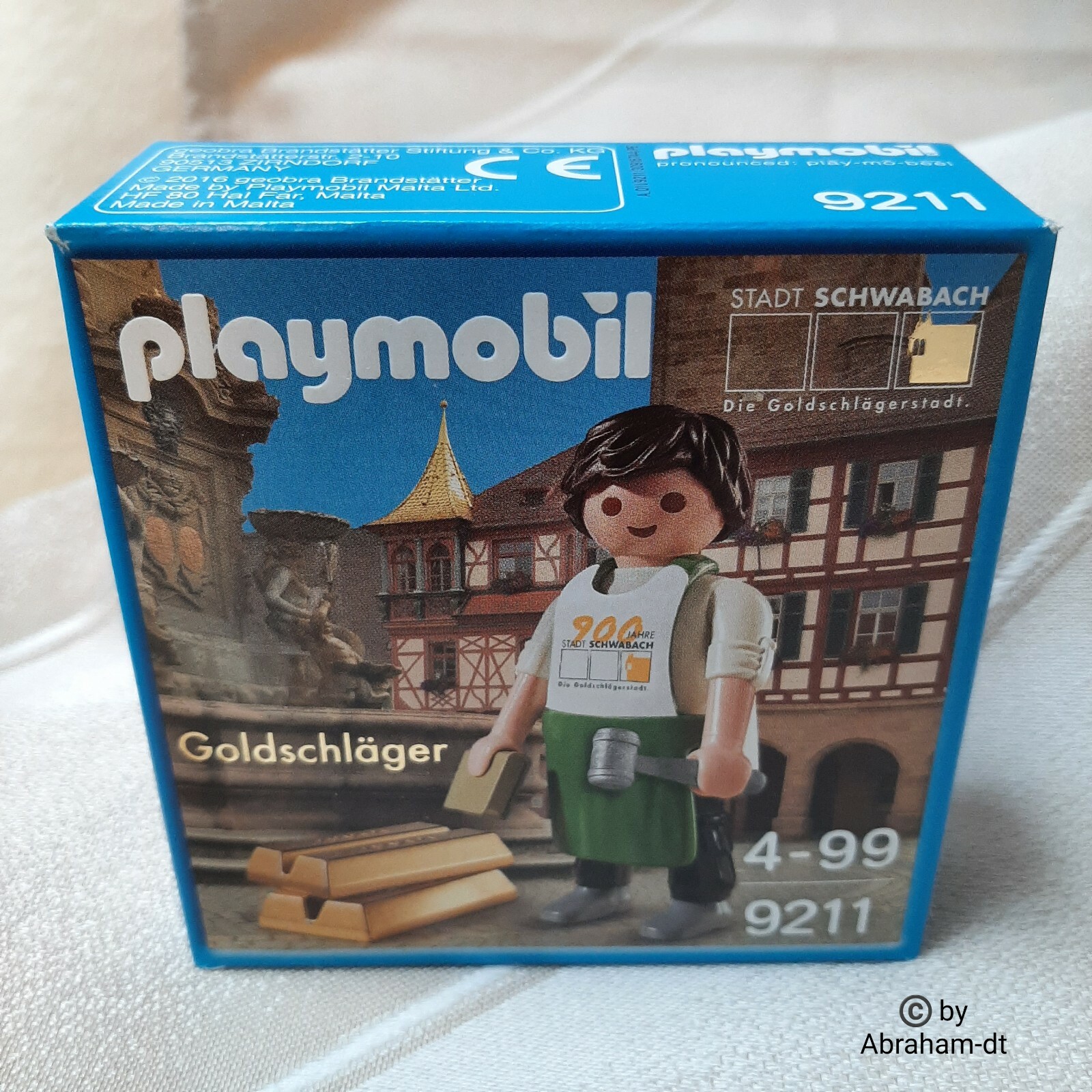 Playmobil 9211 /"Der Goldschläger/" Sonderfigur 900 Jahre Stadt Schwabach