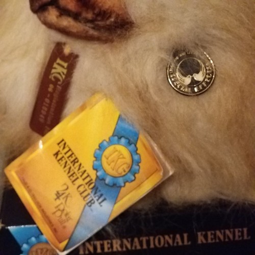 Rare Vtg. 24K Polar Puff IKC International Kennel Club Pekingese 1985 Mint/NRFB - Picture 4 of 6