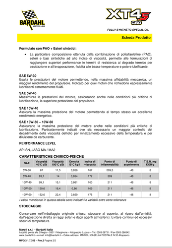 BARDAHL XT4-S C60 10W-50 Öl, Mengenrabatt ! - Bild 3 von 5