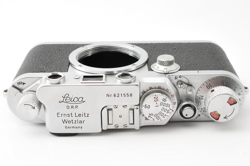Rotes Zifferblatt ⛄NEUWERTIG⛄ LEICA IIIf 3f analoge Sucherkamera 35 mm Gehäuse aus Japan - Bild 19 von 24