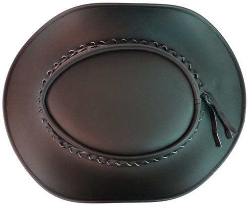 Impermeable Cuero Genuino Suave Estilo Aussie Bush Sombrero Vaquero Rodeo Niña Unisex - Imagen 6 de 7