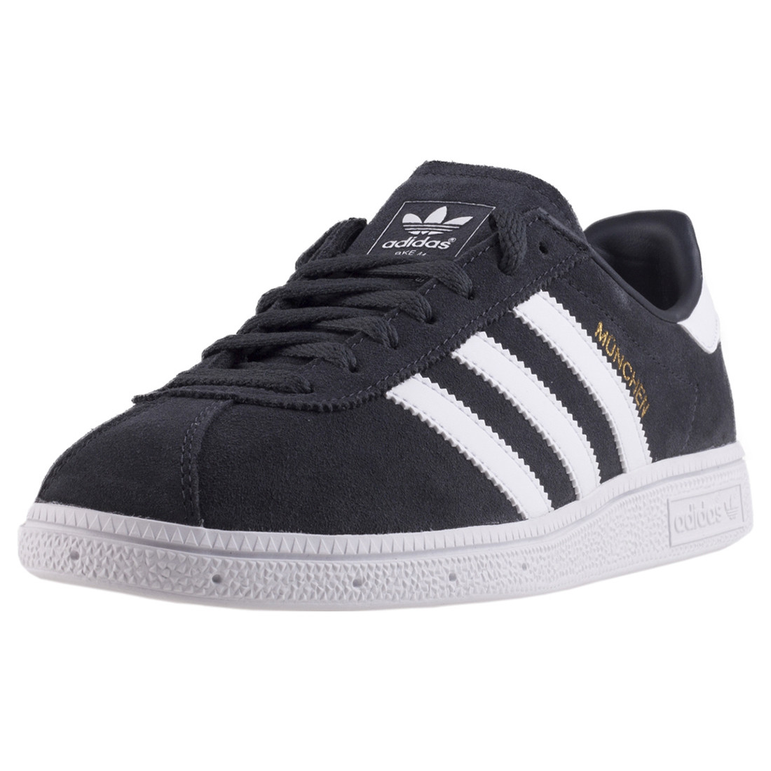 adidas Munchen Mens Black Charcoal Suede & Synthetic Trainers - 9 UK adidas Munchen Mens Black Charcoal Suede & UK Synthetic Trainers - 9 UK & ff9df9