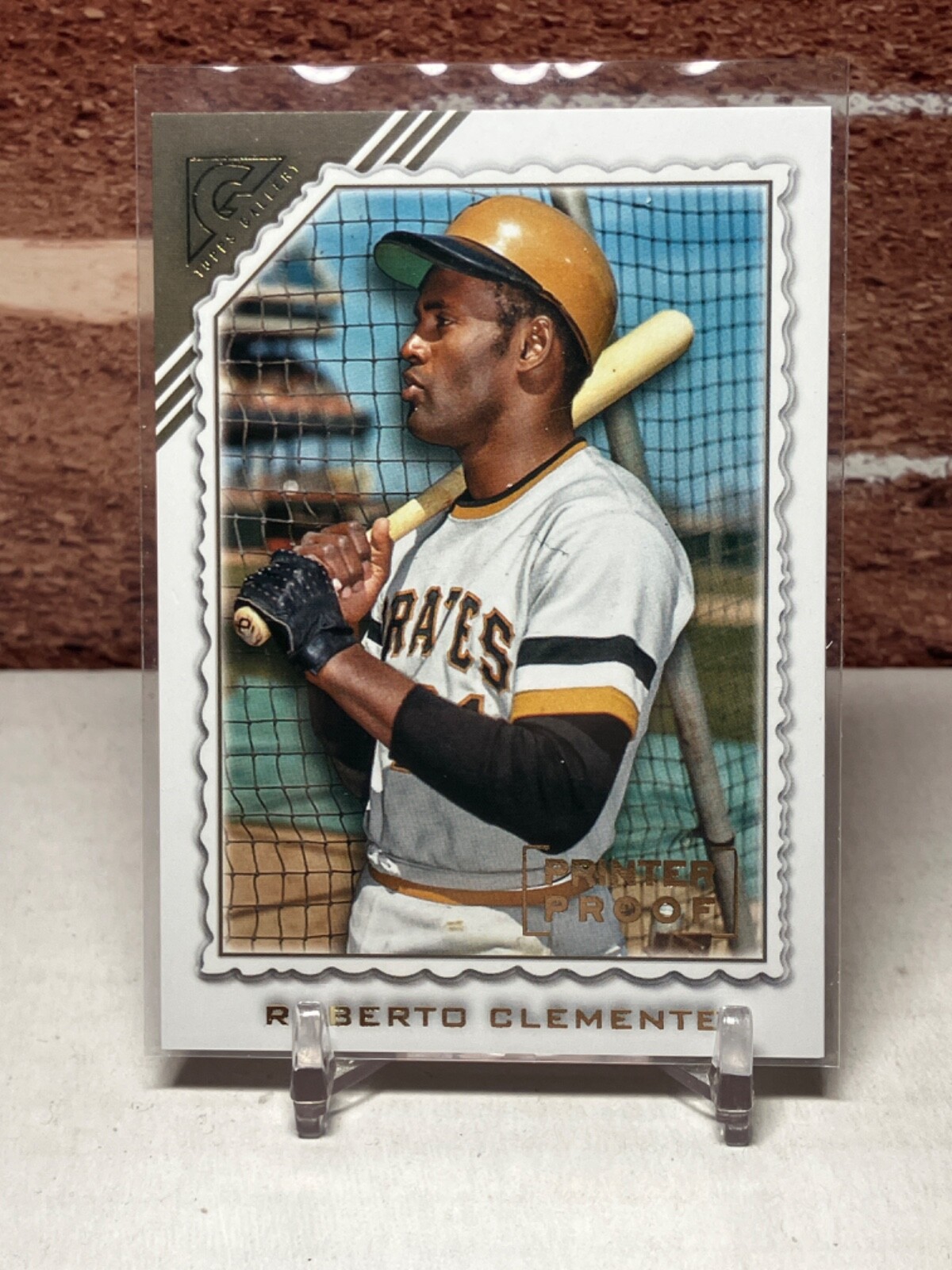 2022 Topps Gallery Printer Proof Roberto Clemente Pittsburgh Pirates