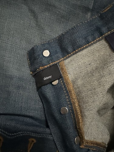 Gucci Web Blue Jeans Denim Cotton Model Skinny Size 48IT / 34UK, RRP £599 - Picture 13 of 17