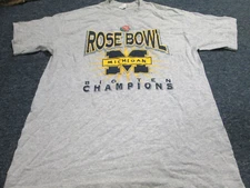 VINTAGE APPAREL SALES COMPANY NCAA MICHIGAN WOLVERINES FOOTBALL T-SHIRT SIZE L