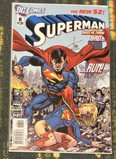 Superman #6 New 52 2012 DC Comics Sent In A Cardboard Mailer