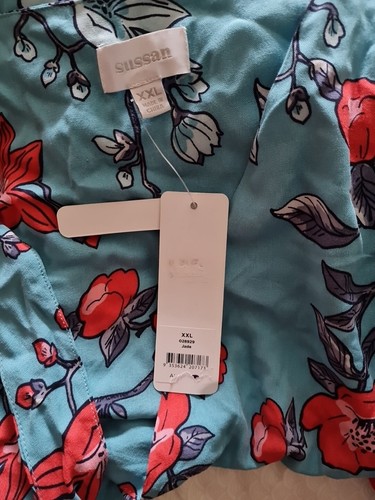 Sussan Wrapover Beach Top Size Extra Extra Large Brand New With Tags In Jade - Picture 4 of 6