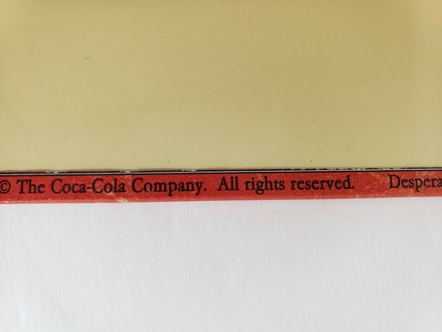 Rectangle Metal Coke Cola Sign  - Picture 5 of 9