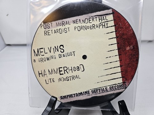 MELVINS HAMMERHEAD- Post Moral Neanderthal Retardist Pornography 7 Inch Record. - Picture 2 of 2