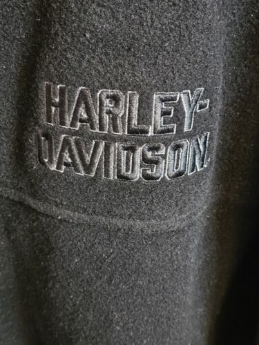 Harley Davidson Herren schwarz Wolle mit Leder SLVS Jacke Gr. XXL Made in the USA - Bild 3 von 9