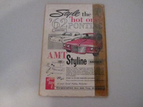 CAR MODEL MAGAZINE JULY/AUG 1962 RARE 1ST ISSUE HANDBOOK ISSUE---VOL. 1 NO. 1 - Afbeelding 3 van 3