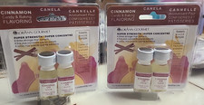 LorAnn Gourmet Candy  Baking Cinnamon Oil Flavoring Lot of 2  4-1 fl bottles