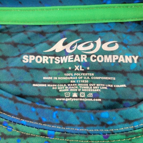 Mojo Sportswear Co Shirt Mens XL Yellow Performance Pullover Long Sleeve - Picture 3 of 8