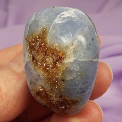 Very rare large Blue Hackmanite tumble stone, Sodalite 28g SN54423 - Picture 4 of 4