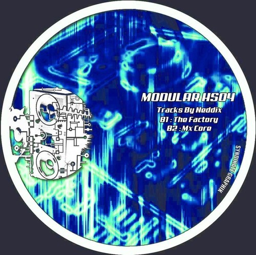 Neddix - MODULAR HS 04 12"Vinyl OLDSCHOOL TRIBE FREETEKNO HARDTEK FRANCE 2015 - Foto 2 di 2