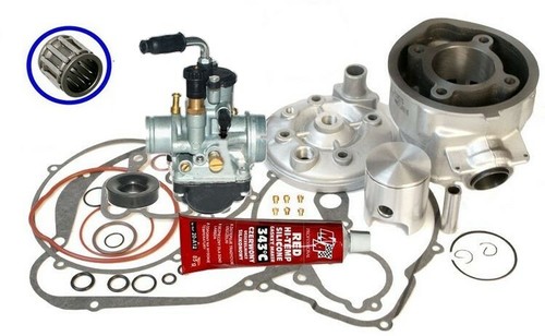 NEW RACING 70cc CYLINDER CARB HEAD KIT for MBK X POWER MINARELLI AM6 50 SILVER