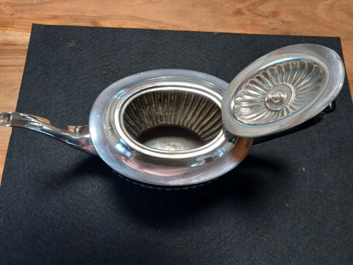 Teekanne, versilbert, englisch - Bild 8 von 12