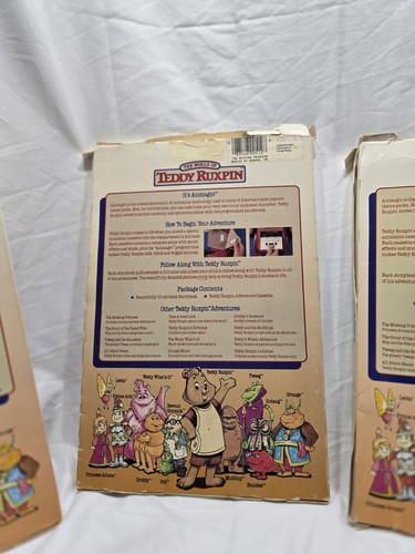 Vtg 1985 Teddy Ruxpin Lullabies, Grunge Music, The Airship & The Medicine Wagon. - Picture 4 of 11