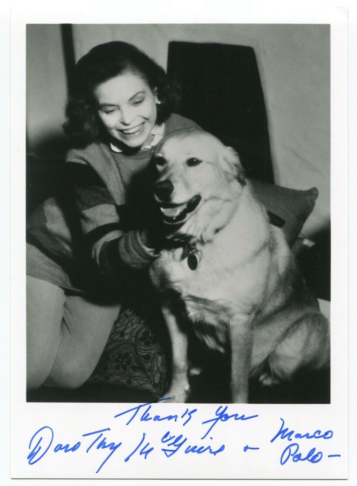 Dorothy McGuire Signed Photo Vintage Autographed Signature Actre