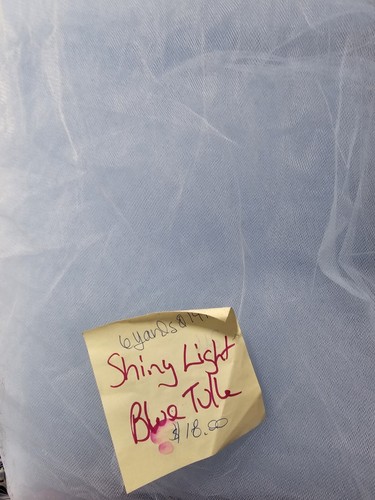 Over 27 Yards Of Diff Tulles Glittery/Shiny Whites, Blues, Black, Gray, & Purple - Picture 9 of 21