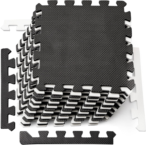 16 Tiles Foam Mat, EVA Foam Mat, Soft Exercise Mats for Fitness, Play, Gym, 12"  - Imagen 9 de 12