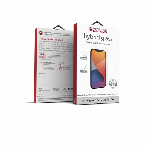 ZAGG 200307583 Invisible Shield Hybrid Glass for Apple iPhone 12 - Photo 4 sur 4