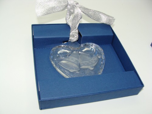 Mikasa Crystal Holiday Song Christmas Ornament New QQ179/525 - Picture 1 of 6