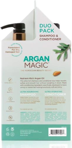 Argan Magic Duo Pack Shampoo + Conditioner. From UK. FREE POSTAGE - 第 4/6 張圖片
