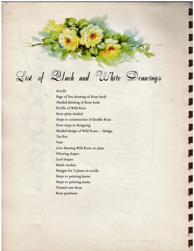 ROSES & THE FINE ART OF CHINA PAINTING by Sonie Ames, 1st Edition 1972 - Picture 9 of 10