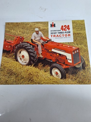 International Harvester  Vintage International 424 Tractor Advertising Brochure - Picture 1 of 10
