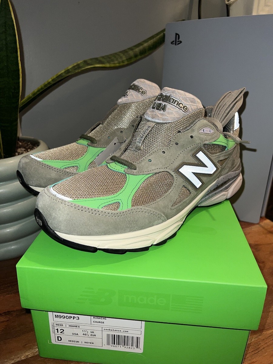 New Balance x Patta 990v3 Made in USA Olive M990PP3 Size 12 Mens