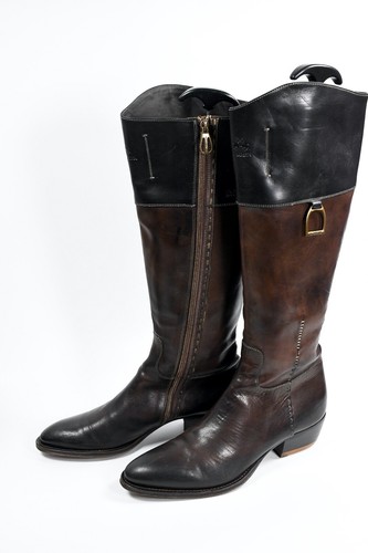 La Martina Lote 30 Polo Reitstiefel braun Leder Made in Italy Gr. 40 - Bild 11 von 18