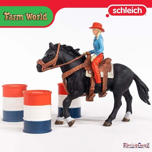 Schleich Farm World 42576 Cowgirl Fass Racing Fun - Appaloosa Hengst Figur - Bild 3 von 4