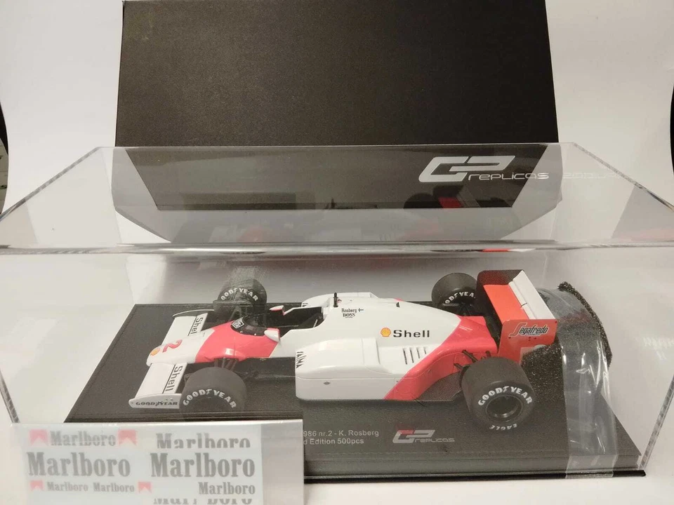 GP Replicas GPreplicas Mclaren MP4/2C #2 Keke Rosberg 1986 1/18 GP92B - Immagine 2 di 3