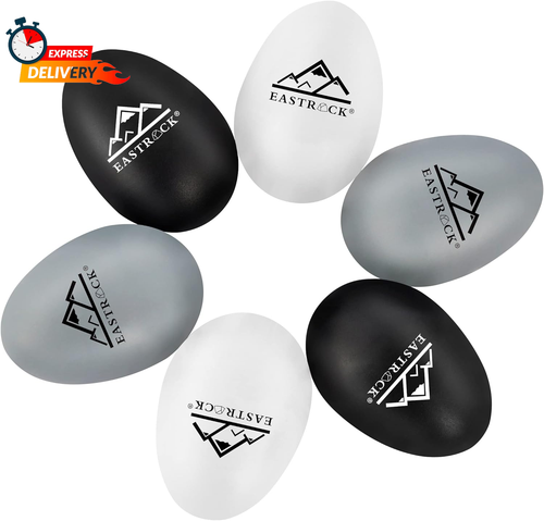 Egg Shakers Set 6 PCS Hand Percussion Shakers Musical Maracas Percussion Instrum - Picture 11 of 12