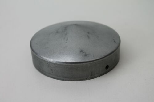 Pfostenkappe rund Blech 1mm gelocht verzinkt -Metall Deckel Zaun Abdeckung Säule - Bild 5 von 18