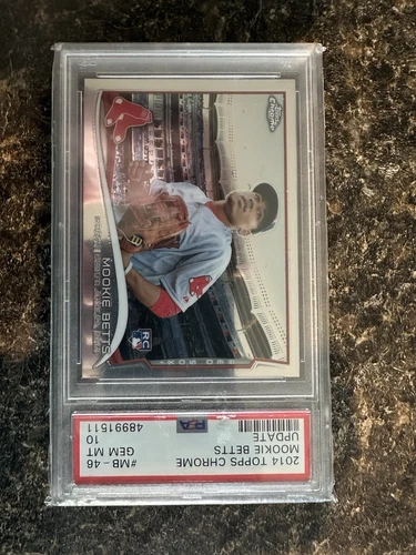 2014 Topps Chrome Update - Mookie Betts Rookie Card #MB-46 (RC) PSA Gem MT 10