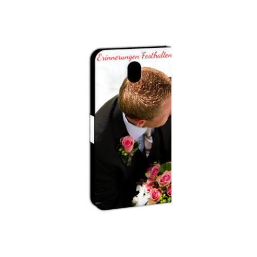 Personalisierte Handyhülle mit Eigene Foto Flip Case Bild Name Druck für Samsung - Picture 241 of 437