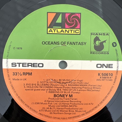 Boney M - Oceans Of Fantasy Vinyl LP LARGE FOLDOUT GATEFOLD 1979 TESTED EX/VG+ - Picture 3 of 16