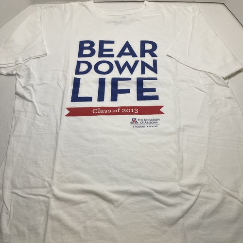 Arizona Wildcats Shirt Herren Large NCAA Bear Down Life University Class of 2013 - Bild 1 von 5