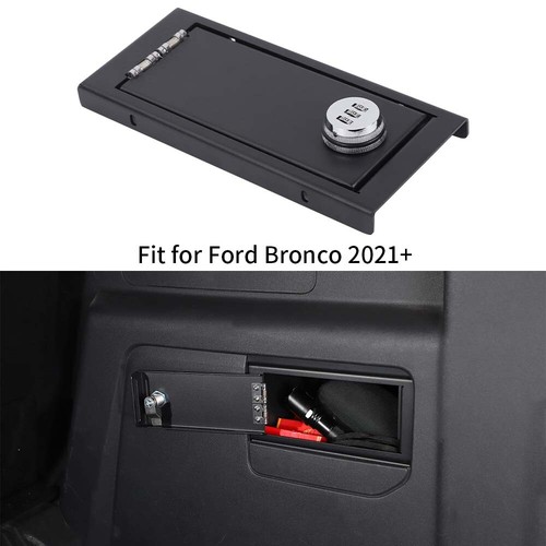 REAR CARGO SIDE SECURITY SAFE BOX PASSWORD LOCKING BOX FOR 2021-2025 FORD BRONCO - Picture 2 of 11