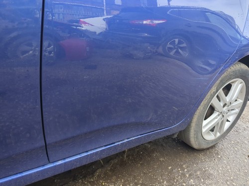 TOYOTA VERSO-S 2010-2016 LADO DEL PASAJERO PUERTA TRASERA CARCASA AZUL - Imagen 9 de 9