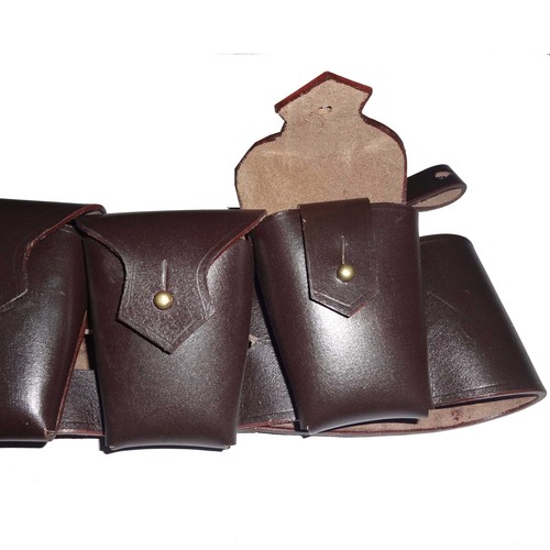Great Britain P-1903 Leather Five Pocket Bandolier u284 - Picture 5 of 7